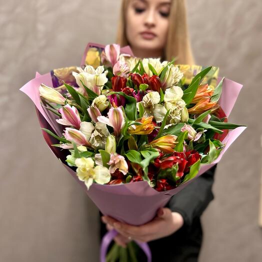 Букет Альстромерий 15шт