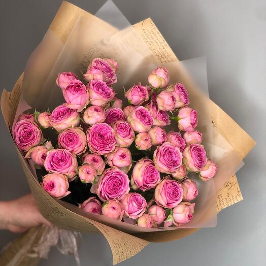 Bouquet Rose bushy peony-shaped
