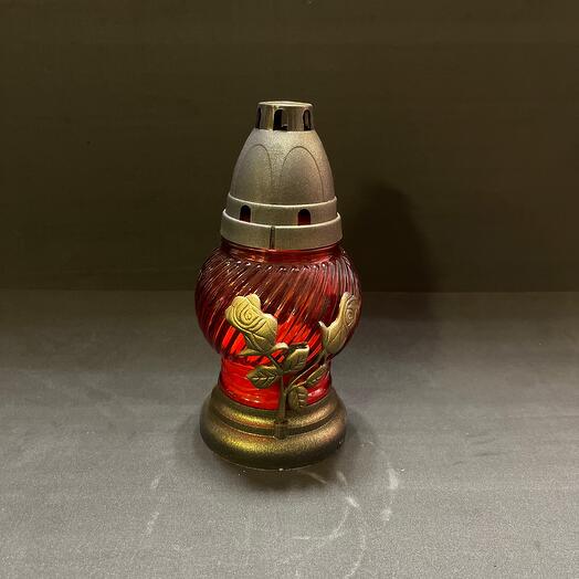 Lampada con vela