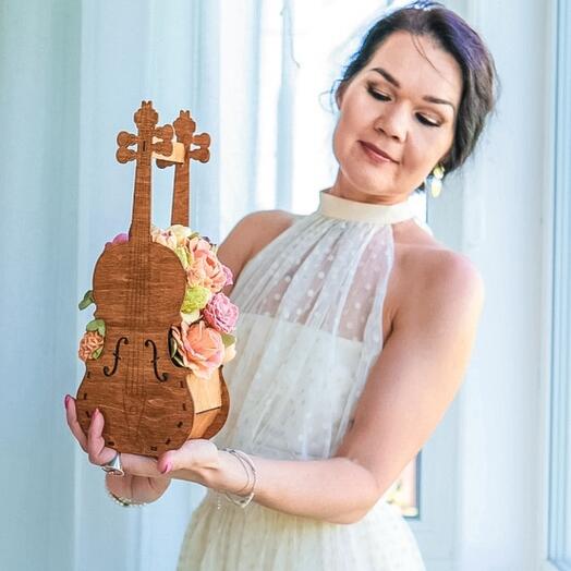 Dulce regalo de malvavisco hecho a mano"Melodía de corazón"