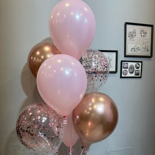 Фонтан из шаров