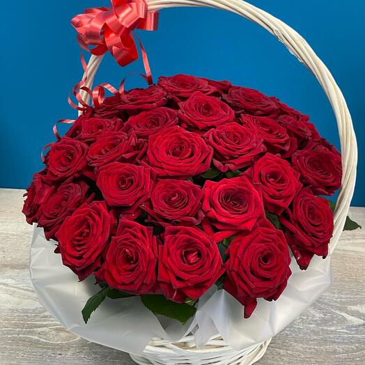 Корзина с цветами🌹