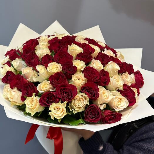 51 Роза с упаковкой