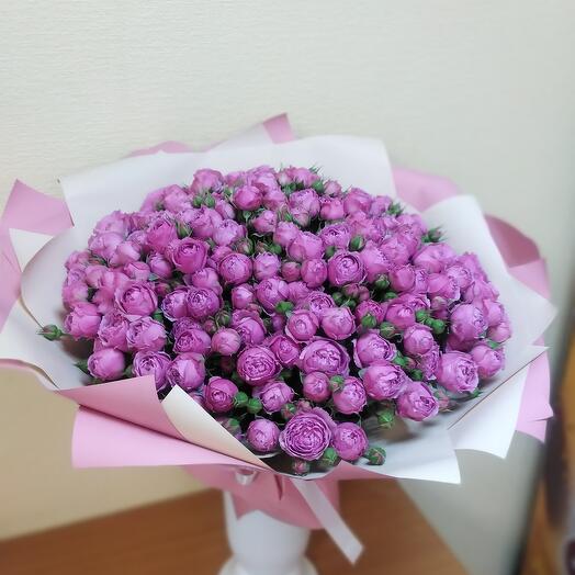 75 Пионовидной кустовой розы
