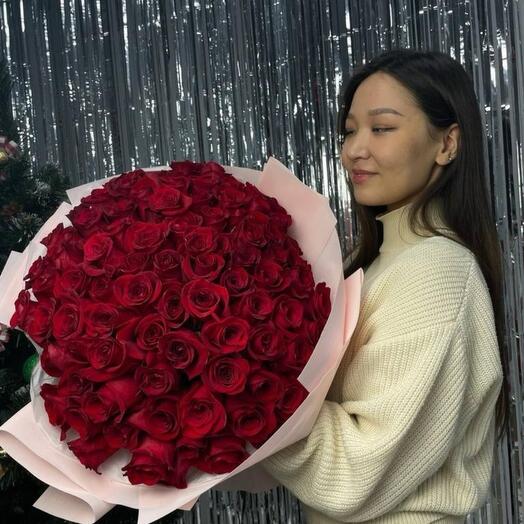 Красная роза 101