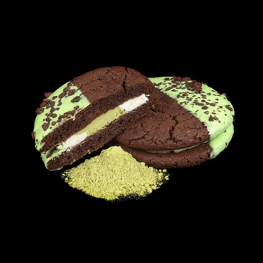 Whoopi Pai con Matcha y chocolate