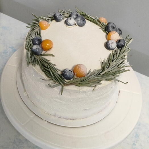New Year's Wreath Cake