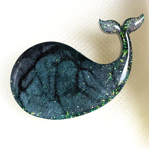 Epoxy brooch " Keith"