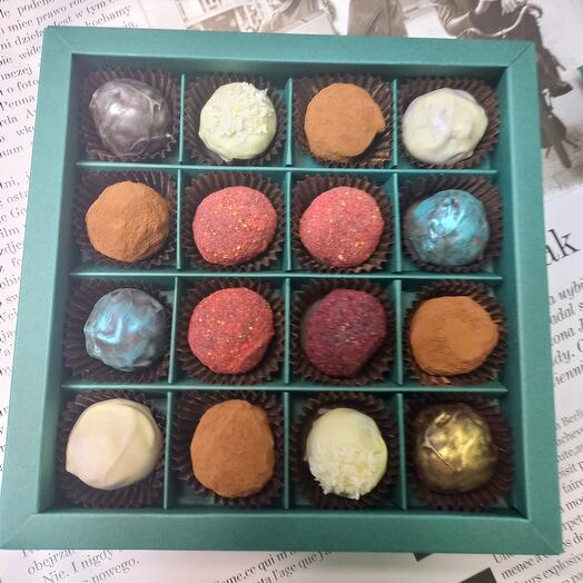 Мужской подарок - сырный трюфель (16конфет)