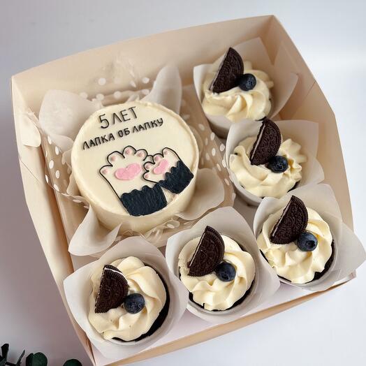 Bento Cake and Cupcakes Set