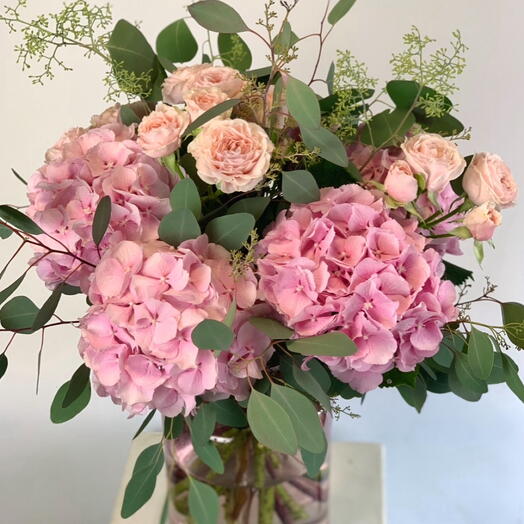 Love in Pink with Vase