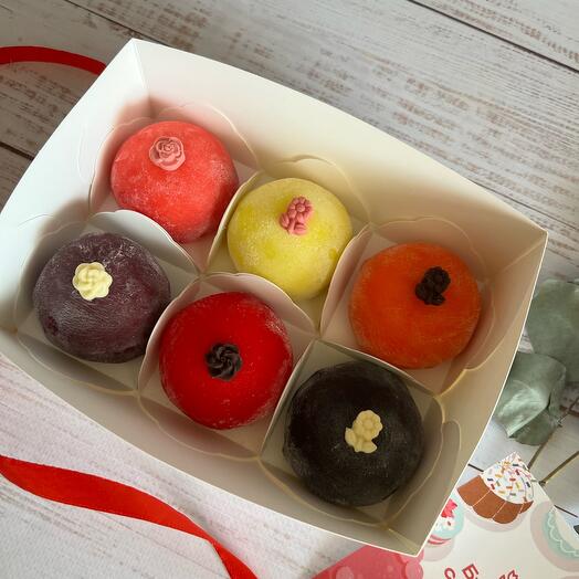 Моти, японское пирожное в подарок ко дню учителя,  для любимой, любимого, мужа, мамы, сестры