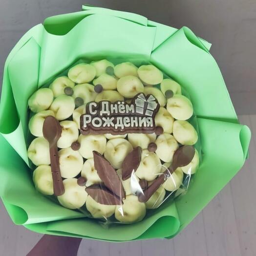 Букет пельмени из  шоколада