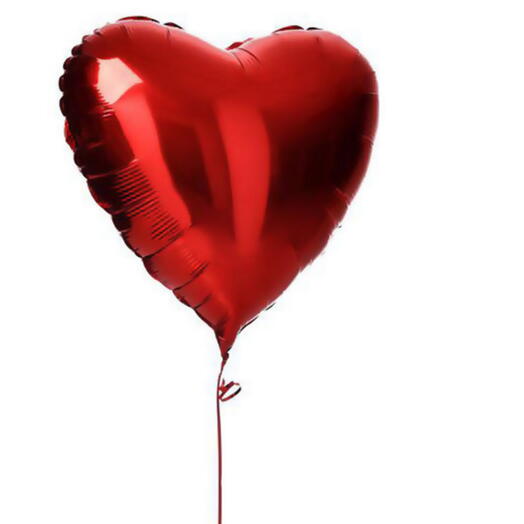 Ballon à l helium cœur rouge