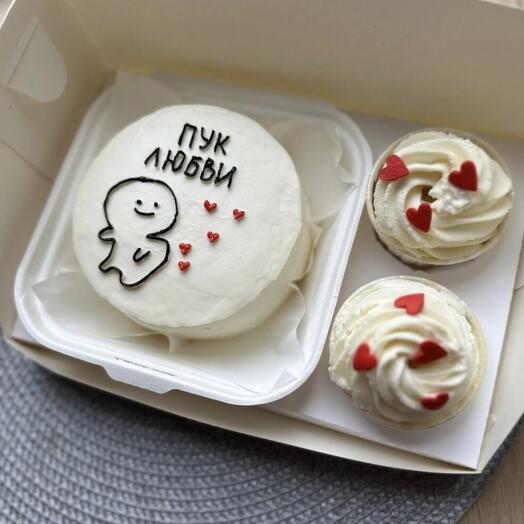 Сладкий  набор бенто + капкейки