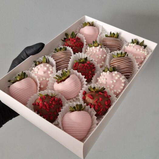 Клубника в шоколаде 🍫(12-18 ягод) Бесконечность маме/ мамуле/ любимой/ девушке/ жене/ сестре/ коллеге/ подруге