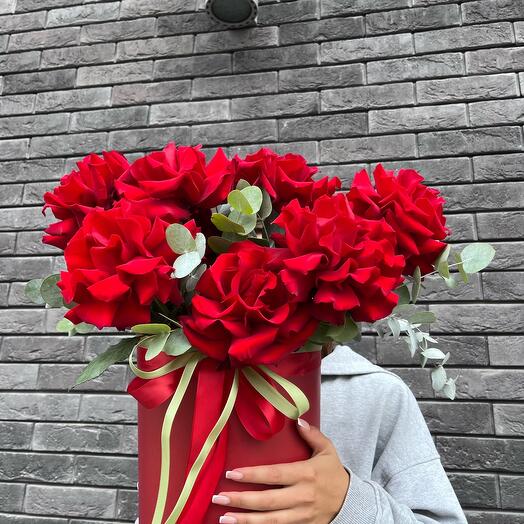 Коробка с шикарной розой