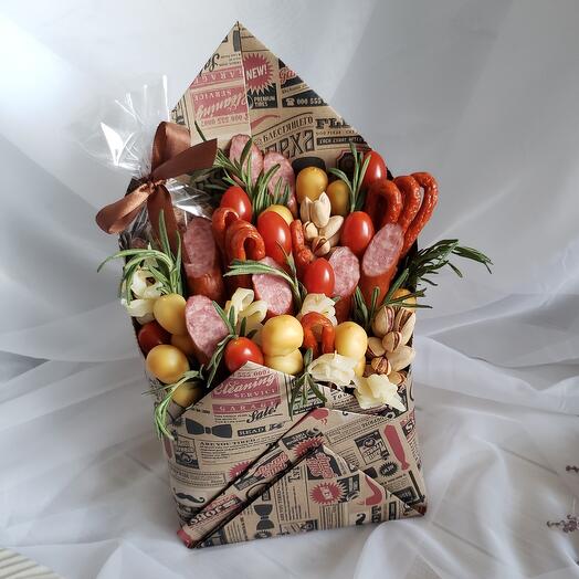 Мясной конверт коллеге, мужу, сыну