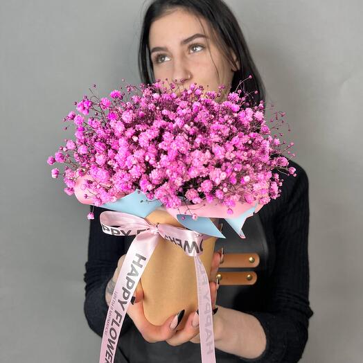 Стаканчик 4134 l Розовые Гипсофилы