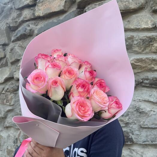 Pink happiness from roses