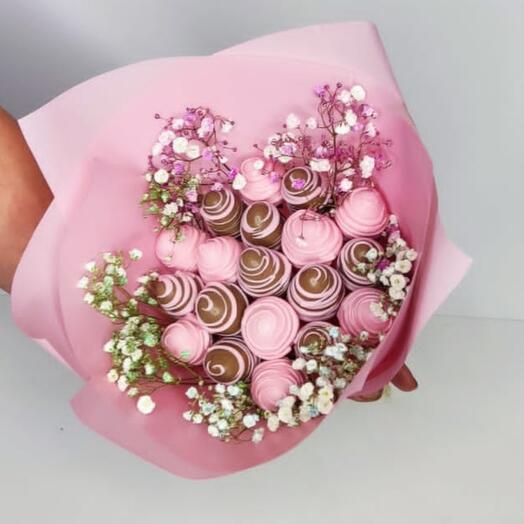 Букет из клубники в бельгийском шоколаде/