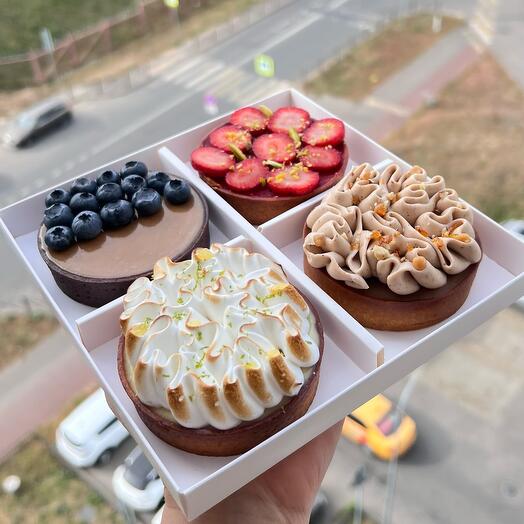 Set de tartaletas de postre