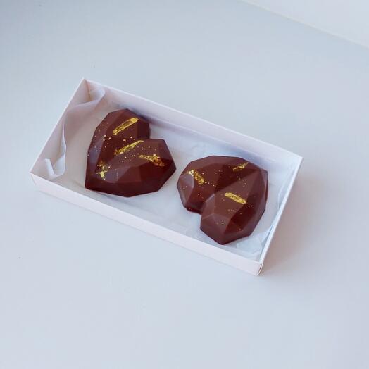 Дубайский шоколад ручной работы сердечки