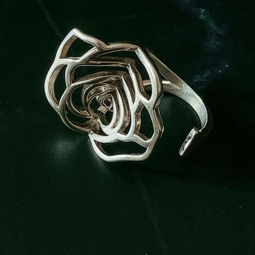 Кольцо «Rose» из серебра