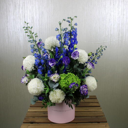 Delphinium Hydrangea Box