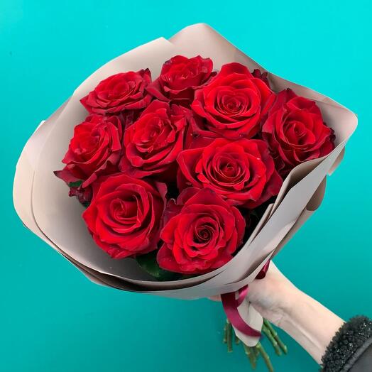 Bouquet of Burgundy Ecuadorian Roses