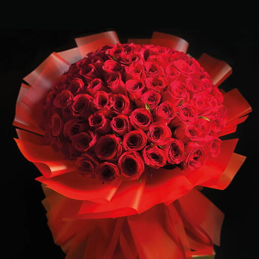 101 Red Roses Bouquet