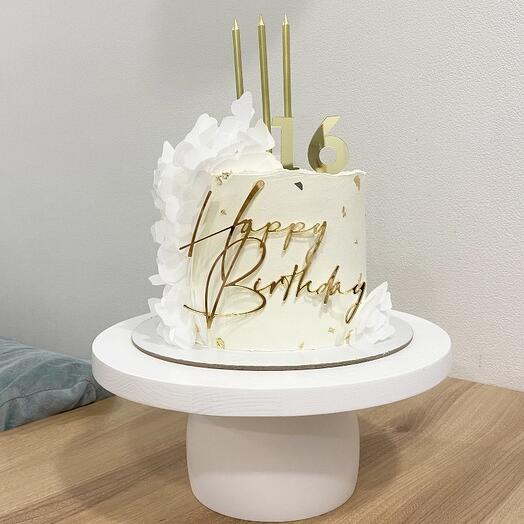 Торт 2кг «Happy birthday»