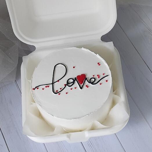 Бенто торт love, для двоих