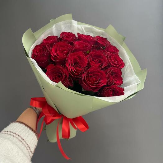 Rosas rojas 15pcs