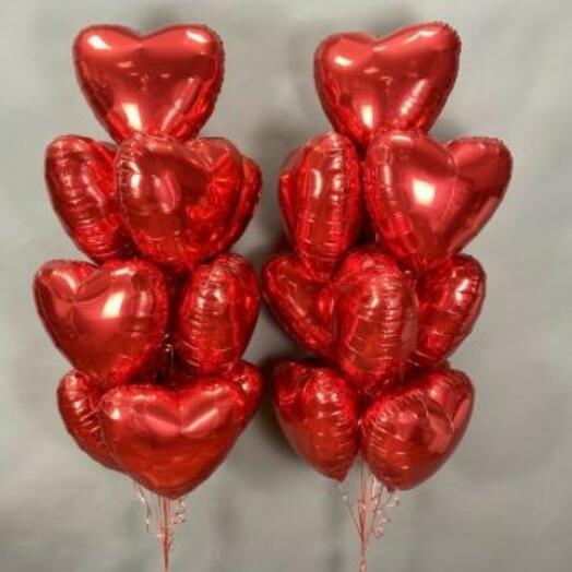 22 шара сердце