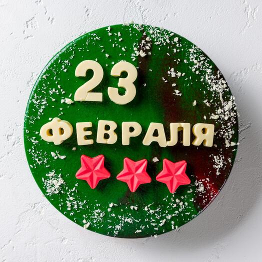 Муссовый торт "Малина - белый шоколад"