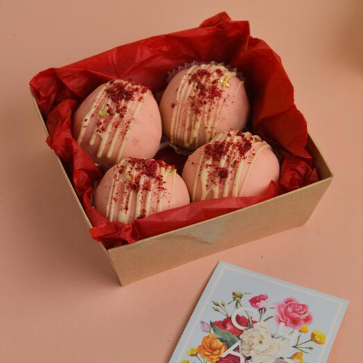 Картошка с начинкой в белом шоколаде