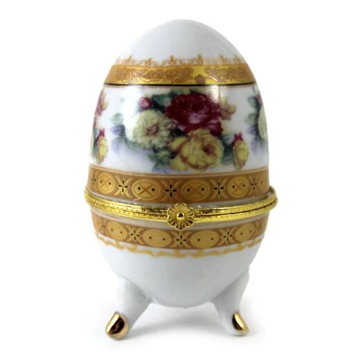 Шкатулка яйцо пасхальная Цветы