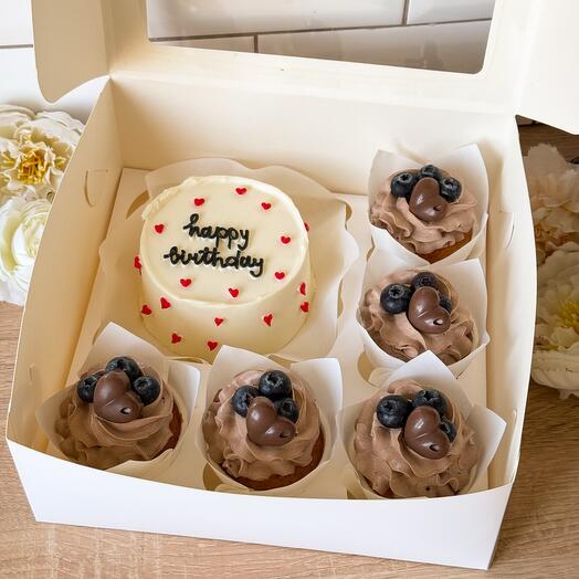 Set de regalo Bento Cake & cupcakes