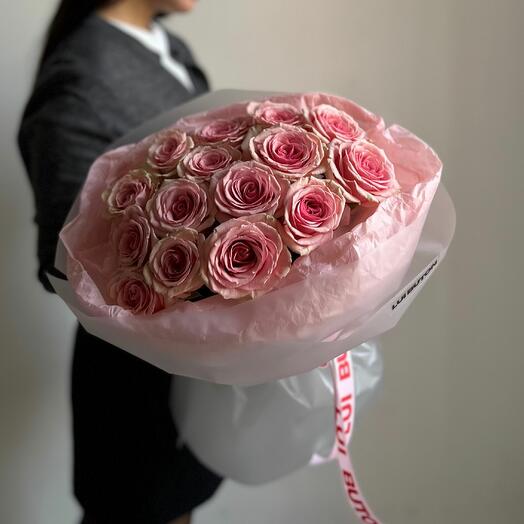 Букет "15 роз джералдин"