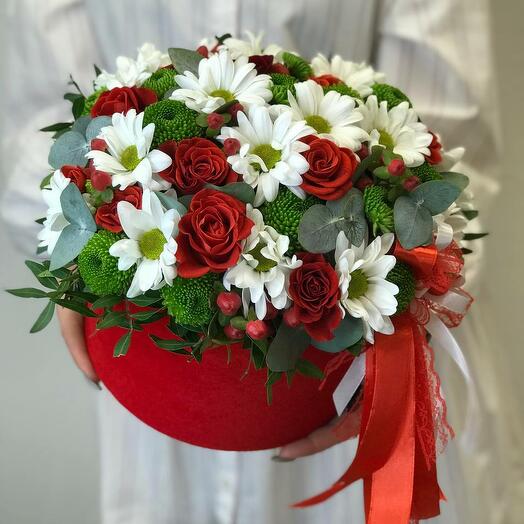 Цветы в коробке
