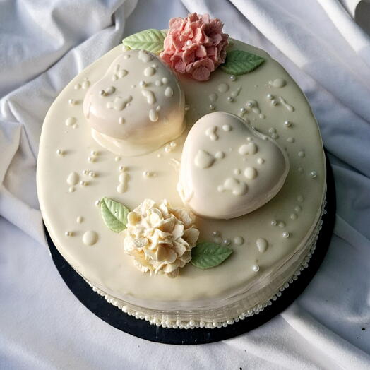 Торт нежное облако начинка Марс