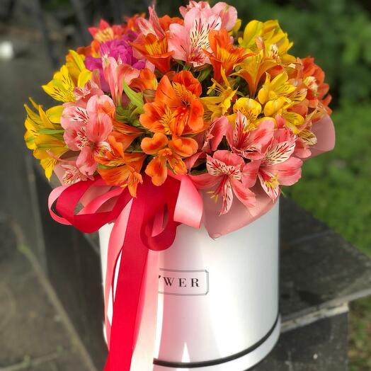 Цветы в коробке