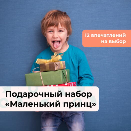 Маленький принц. Подарочный набор для мальчика 12 в 1