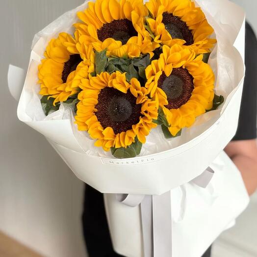 Букет подсолнухов 🌻