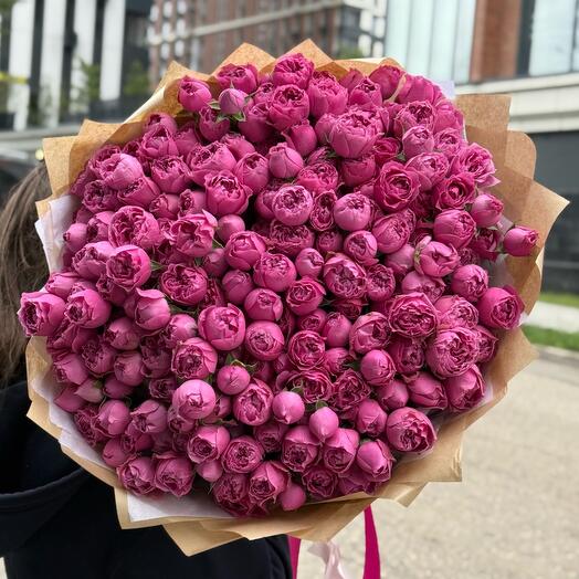51 кустовая пионовидная Роза