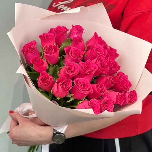 25 Роз Pink Rodos
