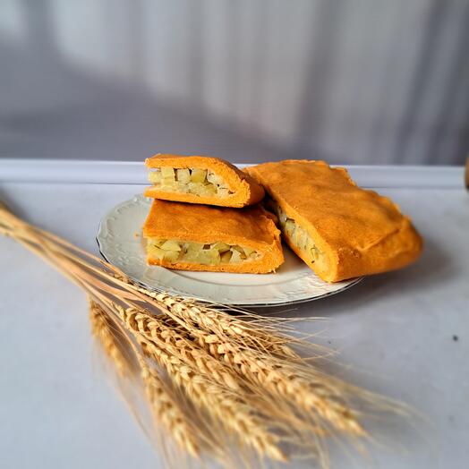 Пирог с картофелем постный