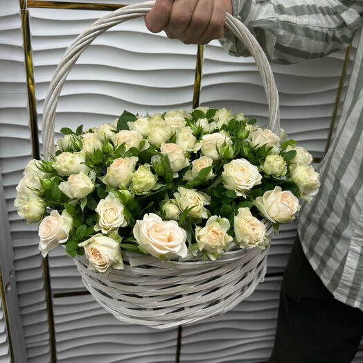 Корзина с цветами для Настроения 💛