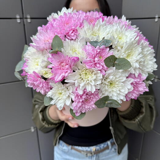 Нежные💞 хризантемы